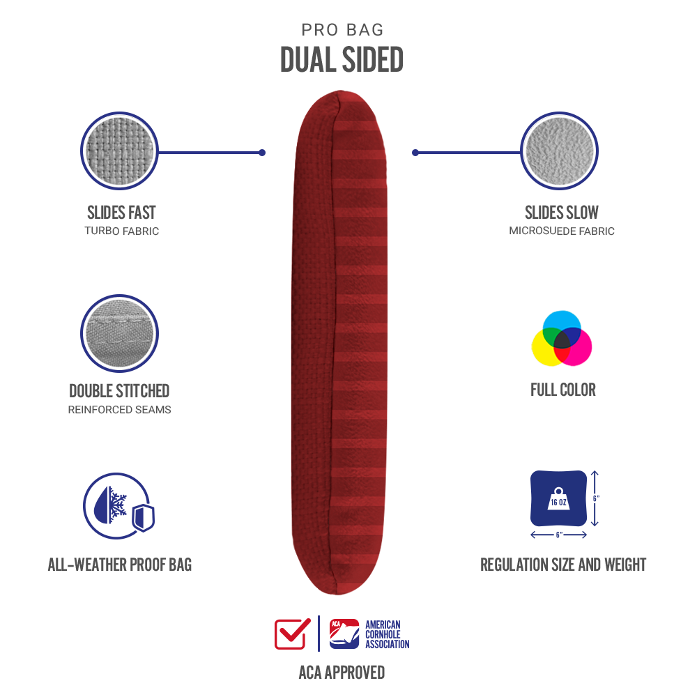 6-in Synergy Pro ‘Merica Professional Regulation Cornhole Bags