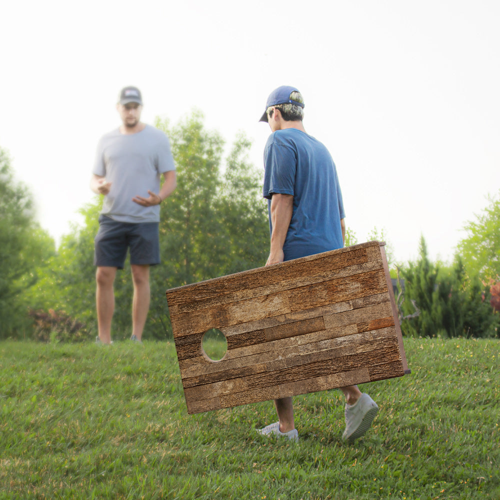 2x4 Sig Pro Rustic Wood Professional Regulation Cornhole Boards