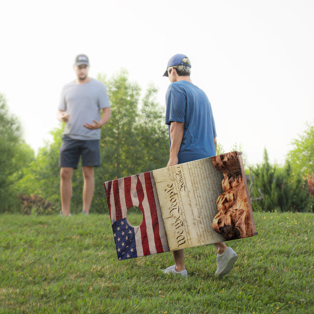 2x4 Sig Pro We The People Professional Regulation Cornhole Boards