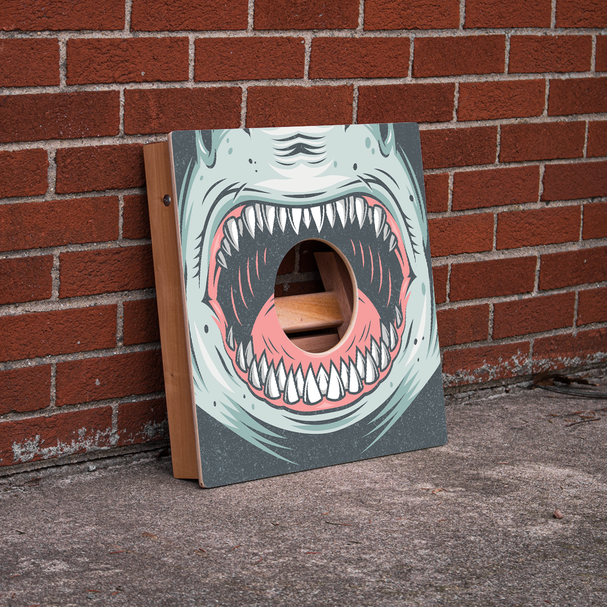 Airmail Box Shark Mouth Recreation Cornhole Boards