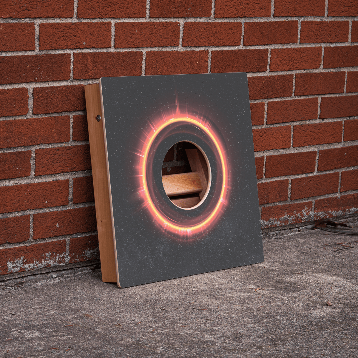 Black Hole Cornhole Airmail Box, - American Cornhole Association
