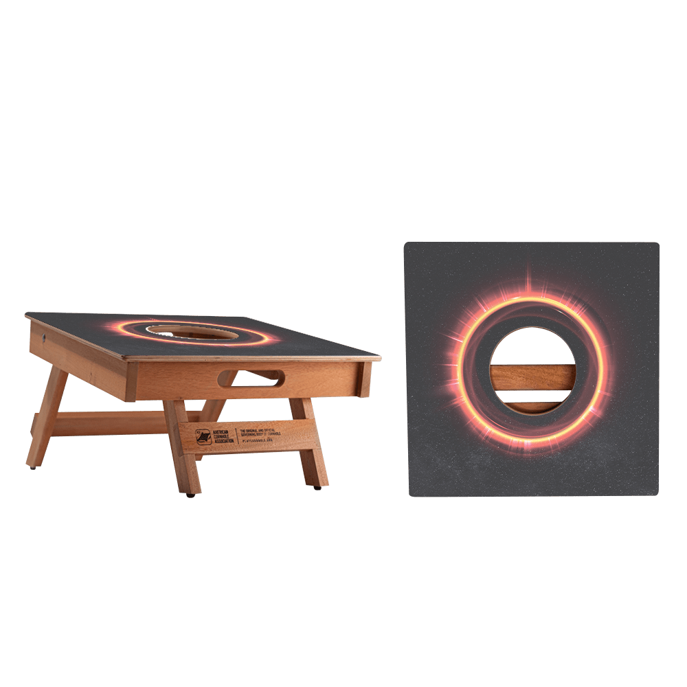 Black Hole Cornhole Airmail Box, - American Cornhole Association