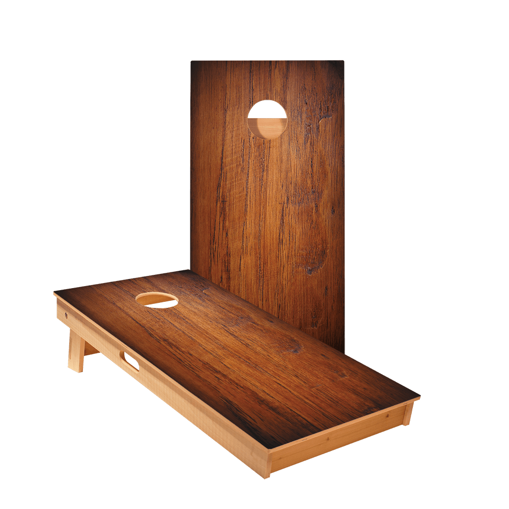 Dark Panel Wood Star Cornhole Boards, - American Cornhole Association