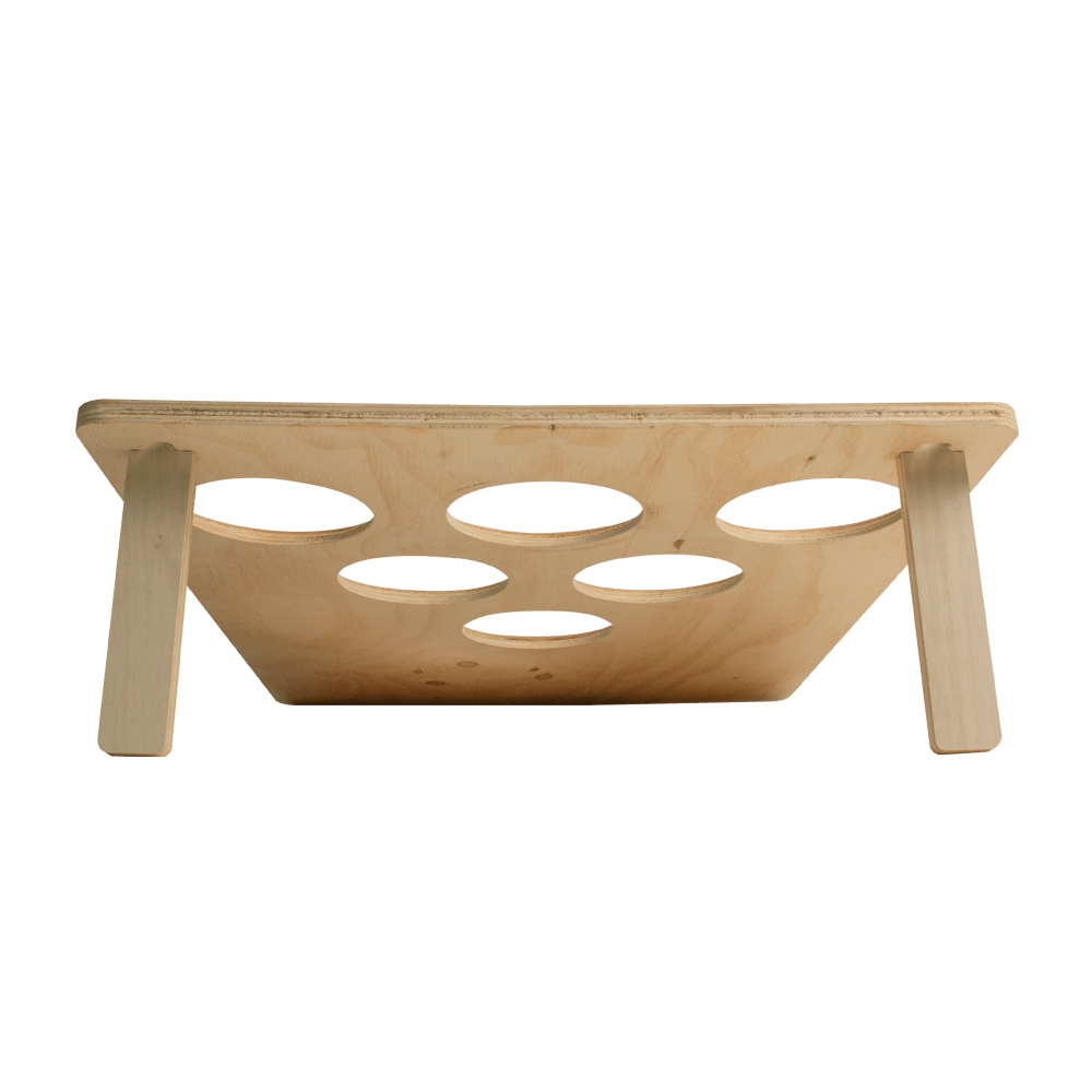 Modern Light Wood Jamboree 6H Cornhole Pong, - American Cornhole Association