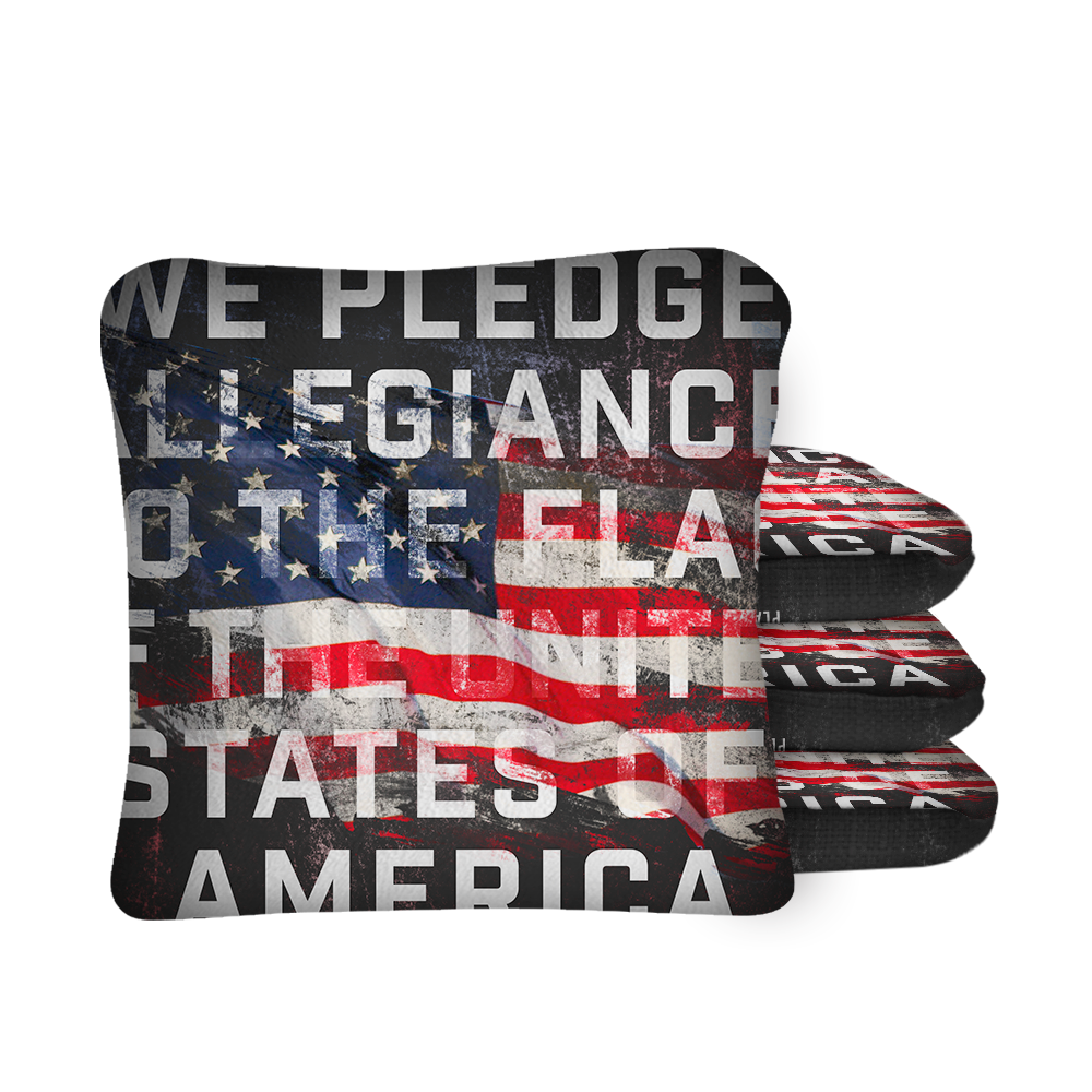 6-in Synergy Pro Pledge Of Allegiance Professional Regulation Cornhole Bags