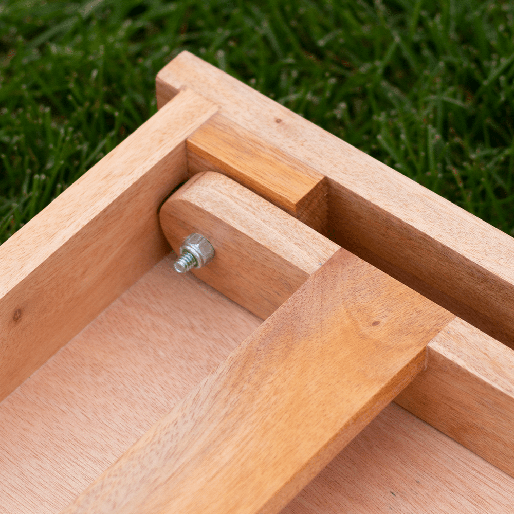 Raw Wood Panel Backyard 2300 Cornhole Boards - WACA - 900413 | American Cornhole Association