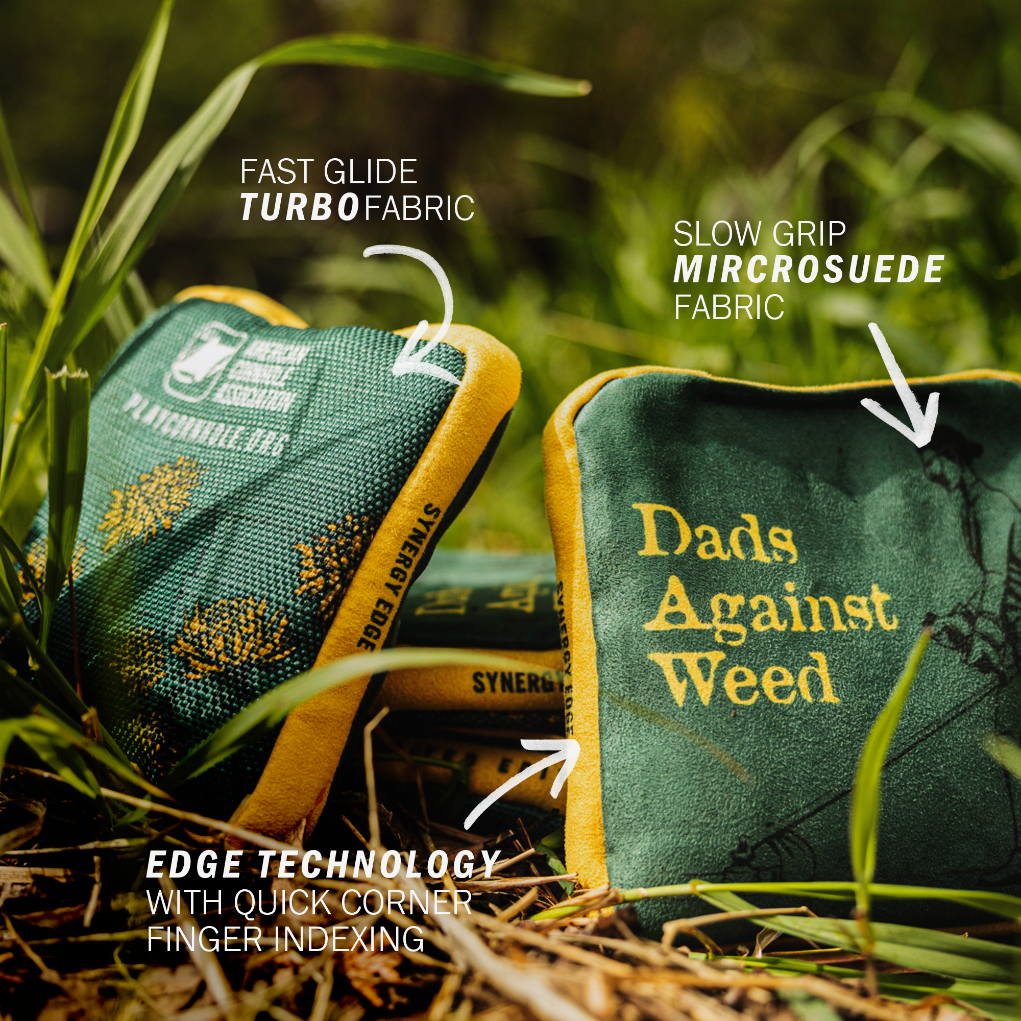 Dads Against Weed Limited Edition Synergy Edge Cornhole Bags | 06.25 Drop