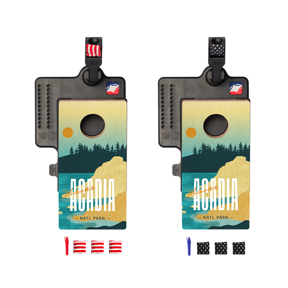 Acadia Double Chuck Mini Cornhole Tabletop Game