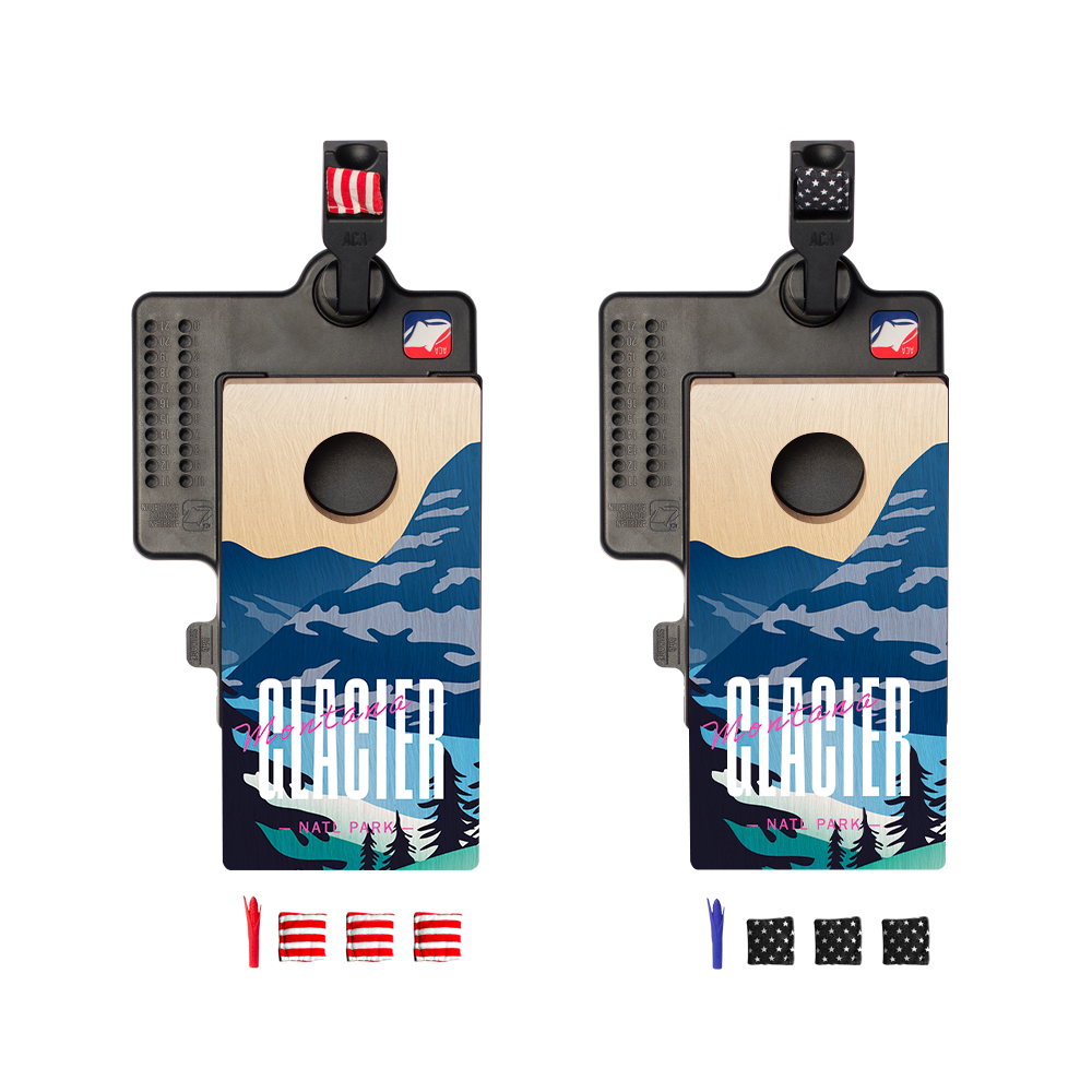 Glacier Double Chuck Mini Cornhole Tabletop Game