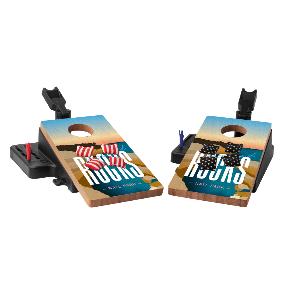 Pictured Rocks Double Chuck Mini Cornhole Tabletop Game