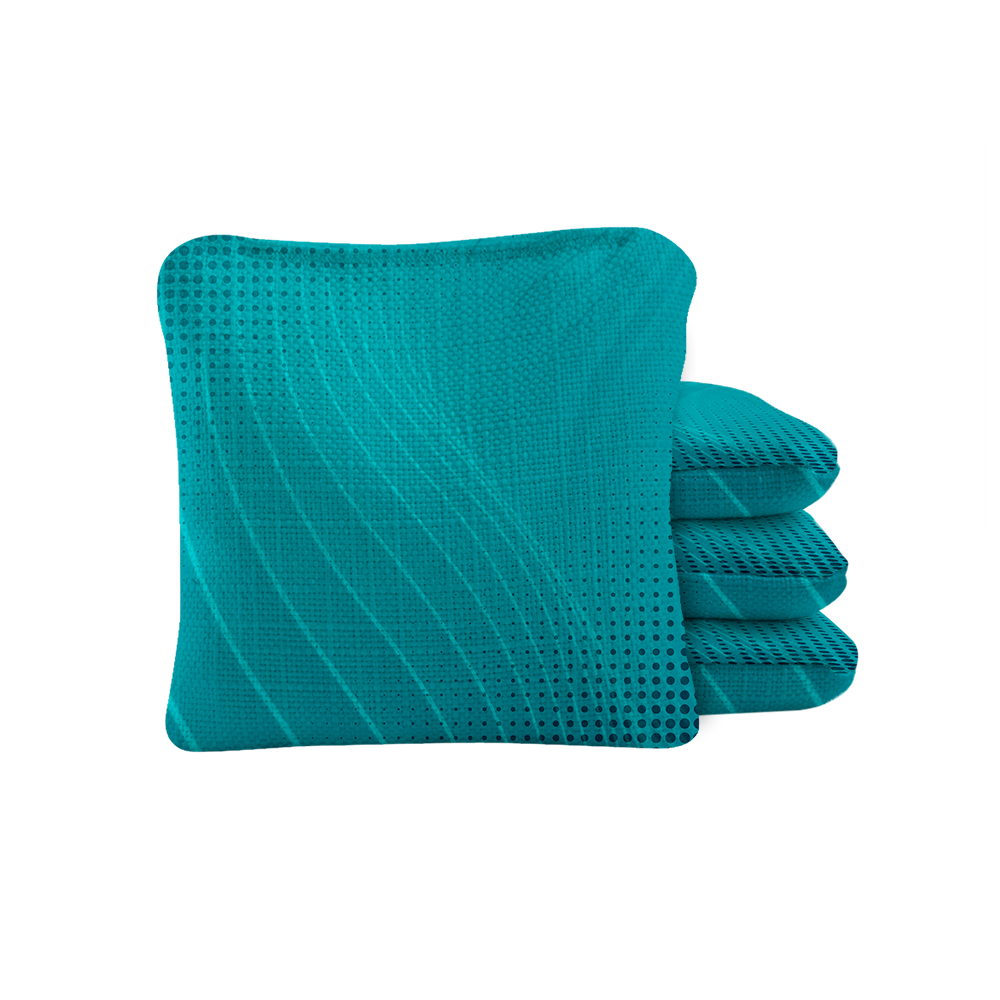 Teal NXT Shield Cornhole Bags