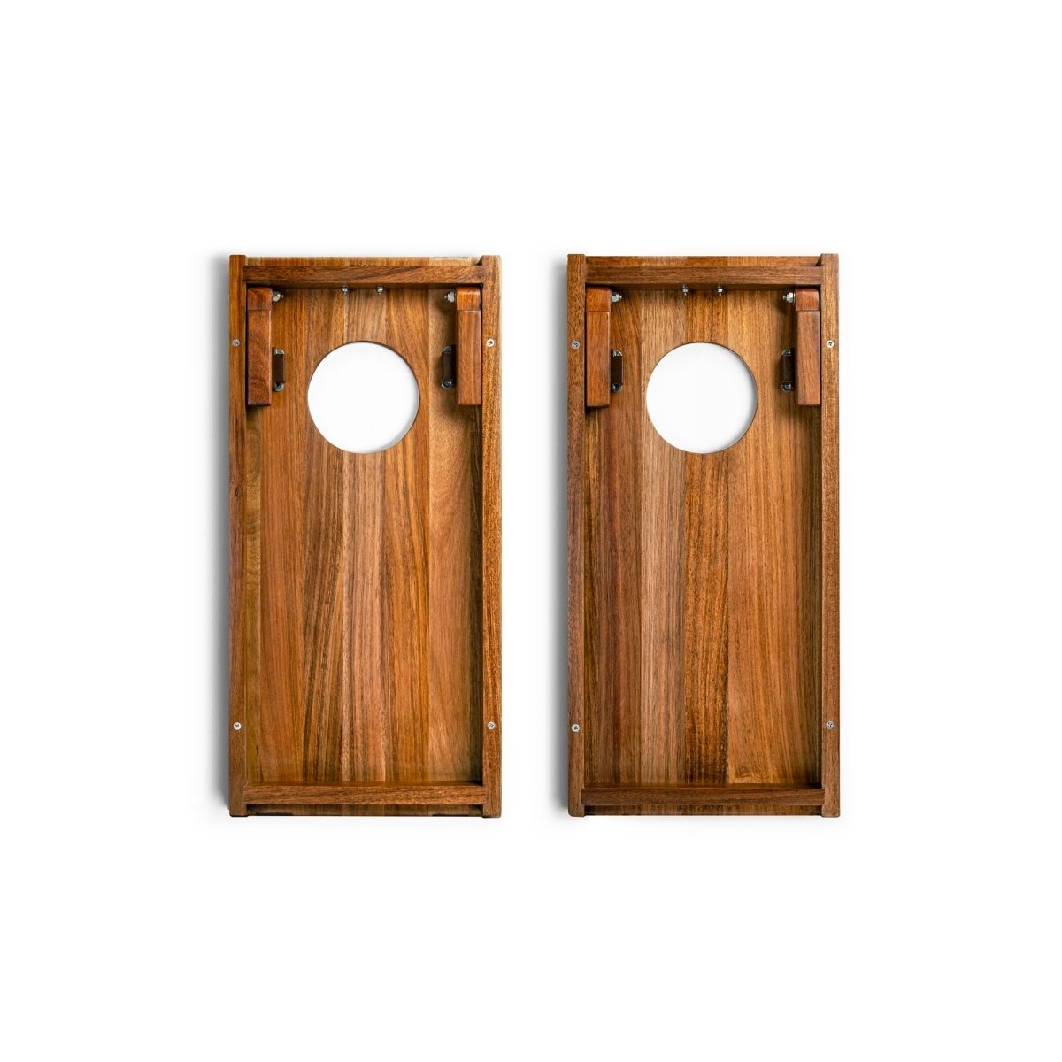 1ft x 2ft Gameday Teams Epoxy Resin Wood Compact Travel Cornhole Board Set - Pittsburgh EGCH12R-17-WB | American Cornhole Association