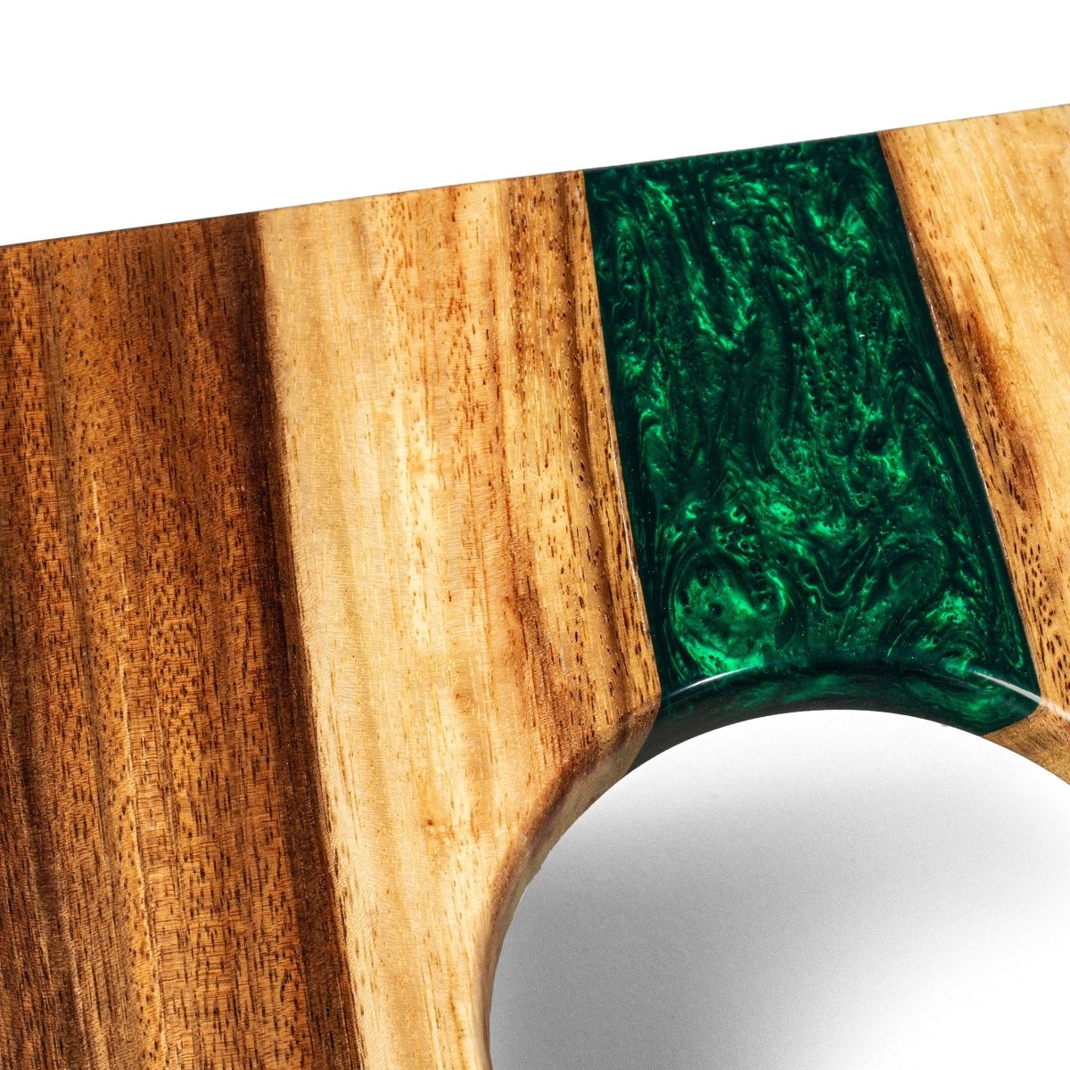 1ft x 2ft One of a Kind Epoxy Resin Wood Compact Travel Cornhole Board Set - Bronze EGCH12RLE - 12 - WB | American Cornhole Association