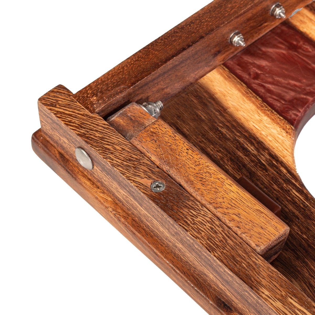 1ft x 2ft Resin & Wood Travel Cornhole Set | Live Edge River Collection - Bronze EGCH12RLE-12-WB | American Cornhole Association