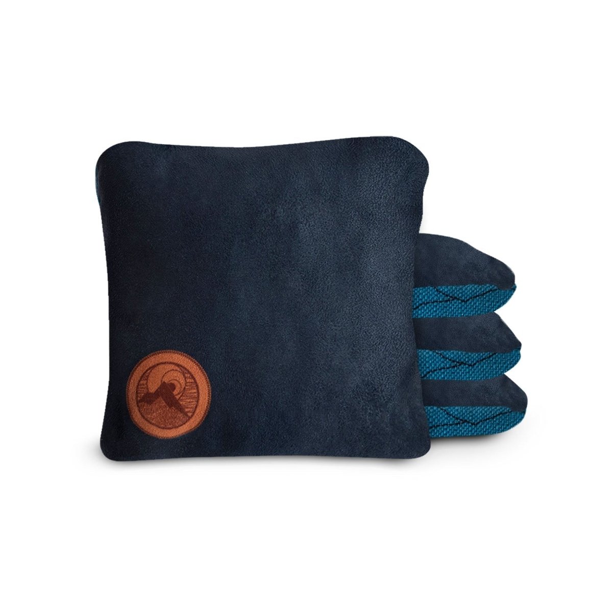 6 - in Dual - Sided Cornhole Bags | Mt. Elakai Design Collection - Lake Blue EGCB66TS-07 | American Cornhole Association