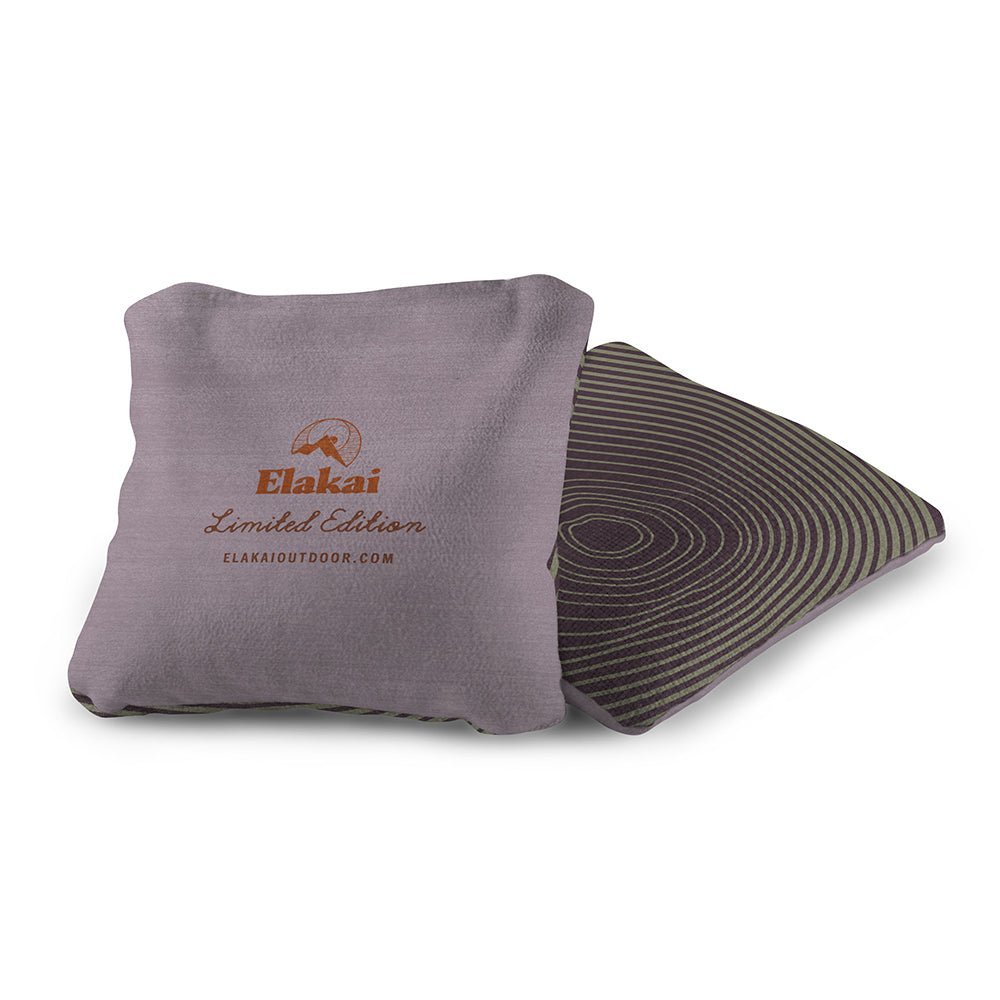 6 - in Dual - Sided Cornhole Bags | Tree Rings Collection - Lavender EGCB66TS-12 | American Cornhole Association
