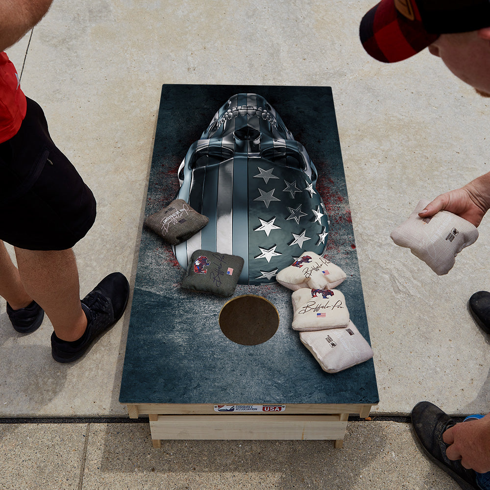 USA Skull Star Cornhole Boards