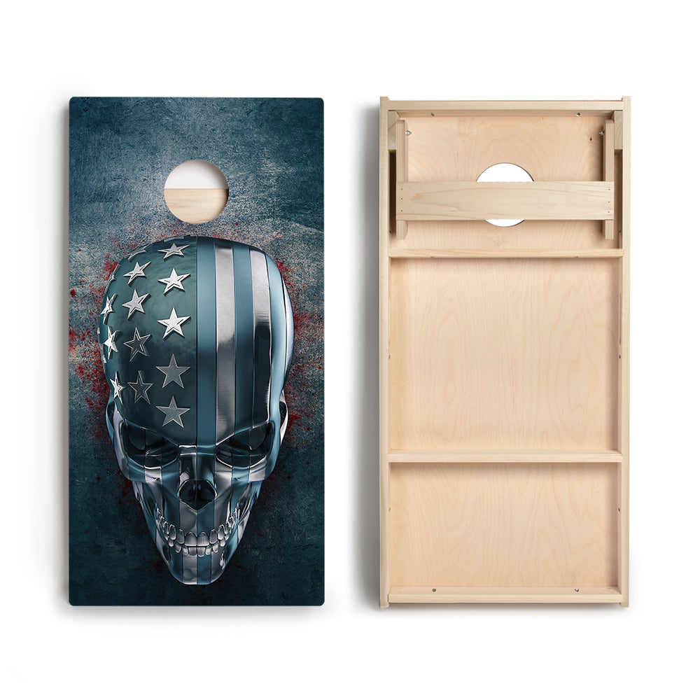 USA Skull Star Cornhole Boards