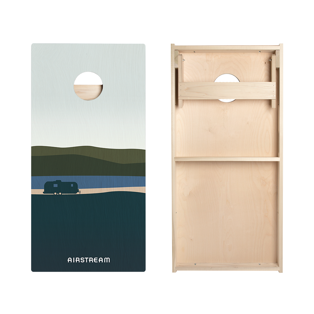 Airstream Lake View Star Cornhole Boards