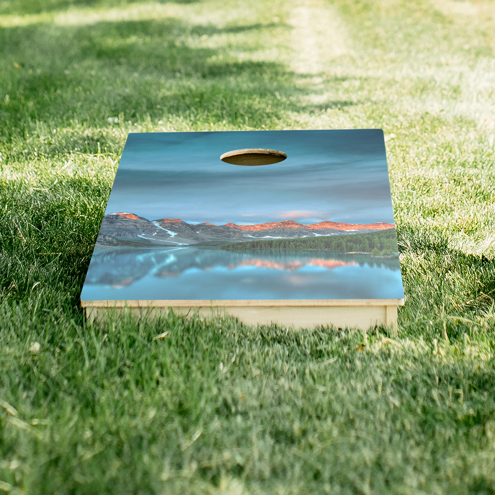 Mountain Range Star Cornhole Boards