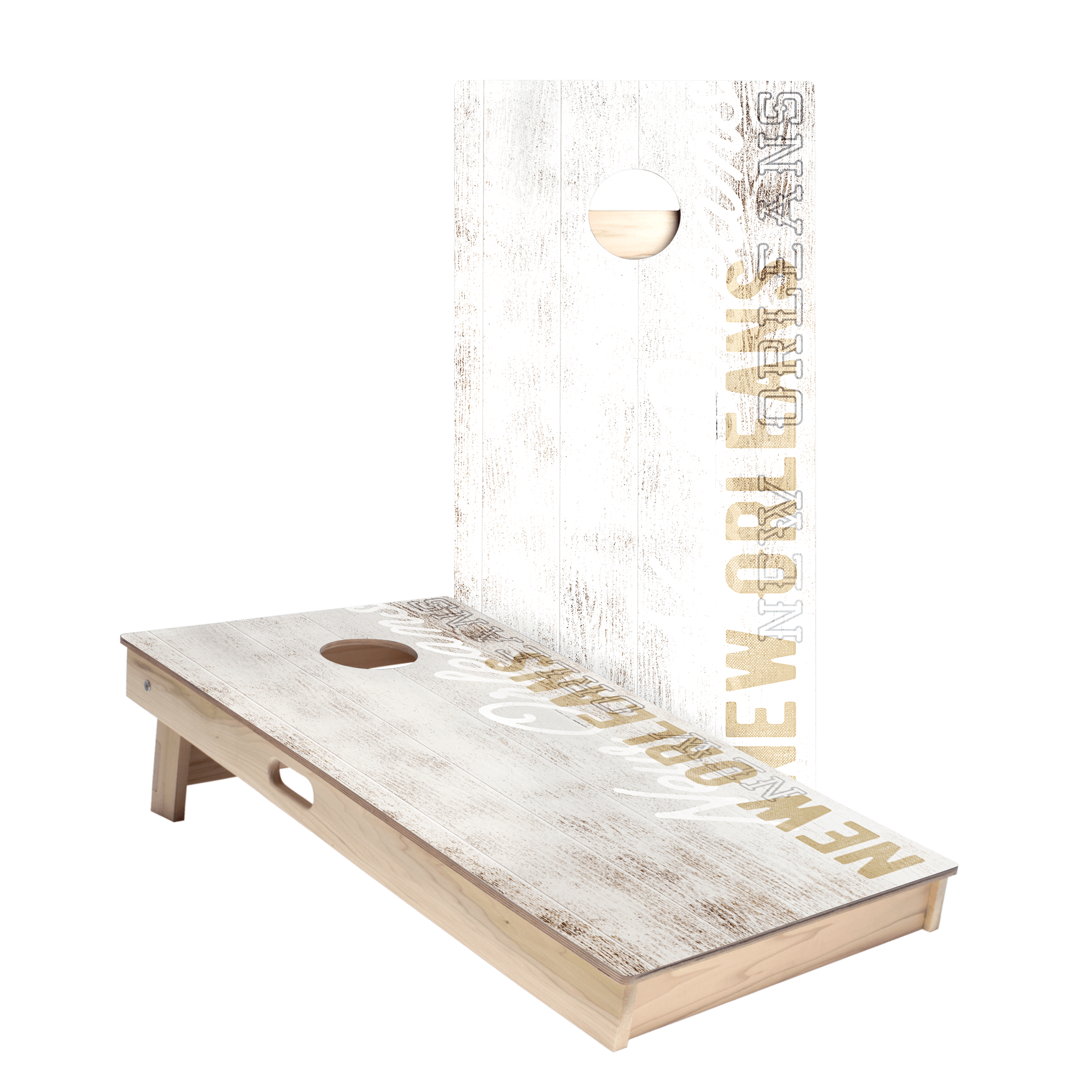 New Orleans Football Vintage Gameday Star Cornhole Boards