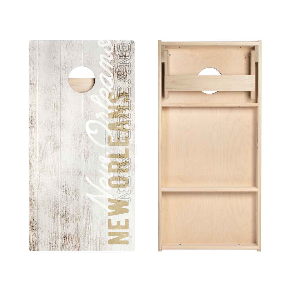 New Orleans Football Vintage Gameday Star Cornhole Boards