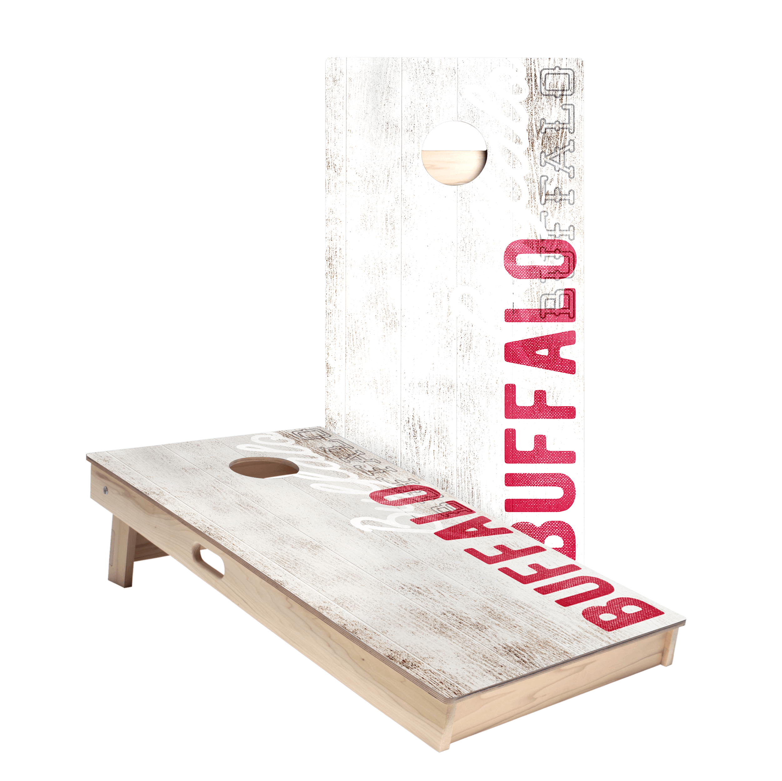 Buffalo Football Vintage Gameday Star Cornhole Boards