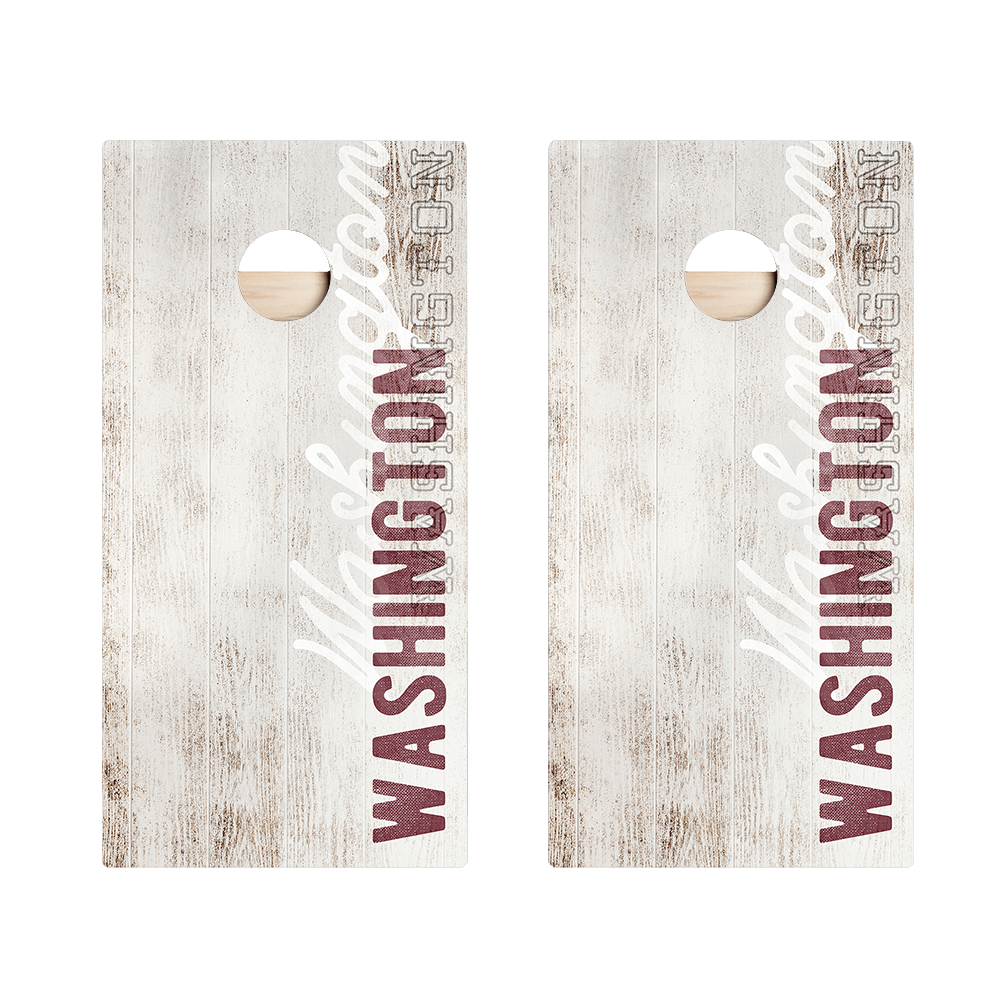 Washington Football Vintage Gameday Star Cornhole Boards