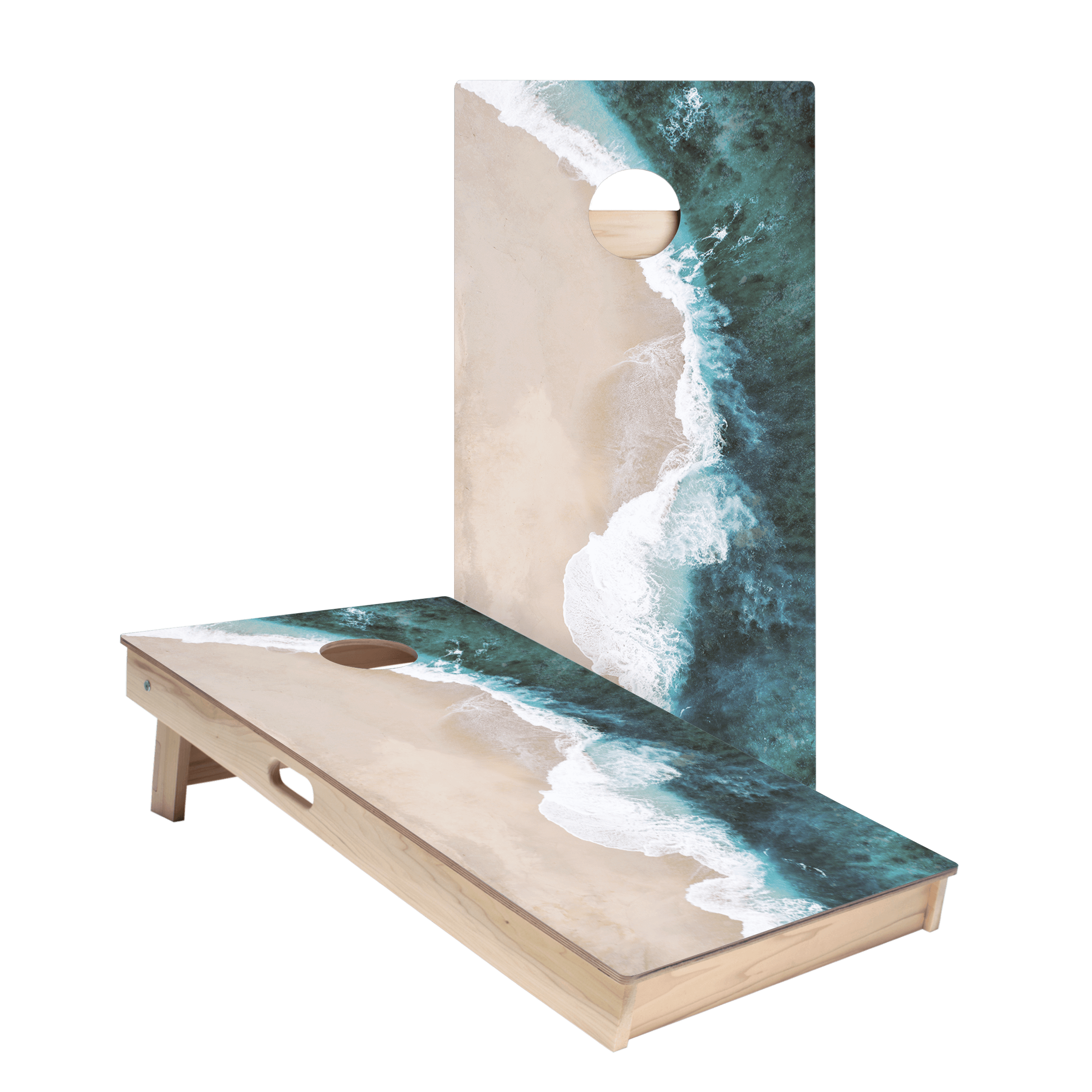 Vintage Wave Star Cornhole Boards