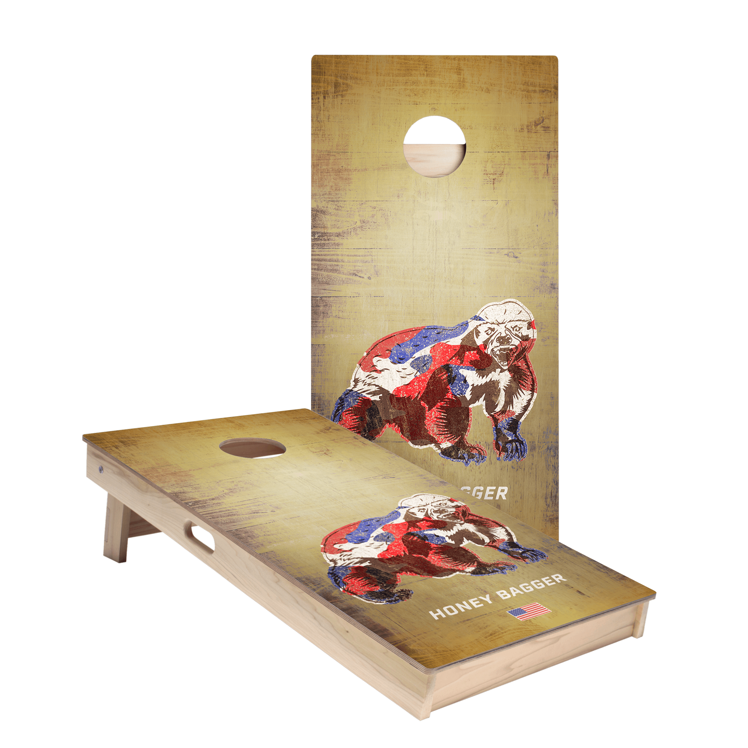 Honey Bagger Star Cornhole Boards