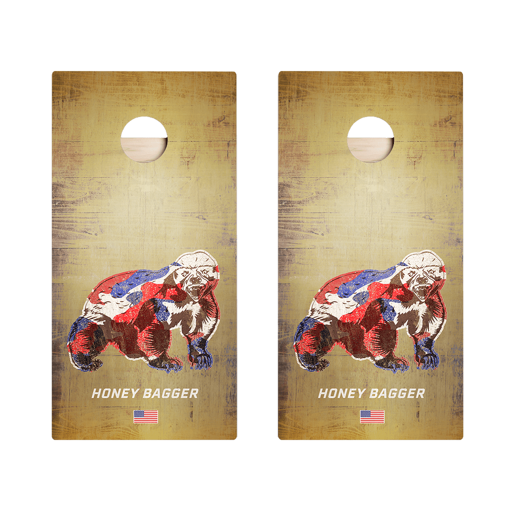 Honey Bagger Star Cornhole Boards