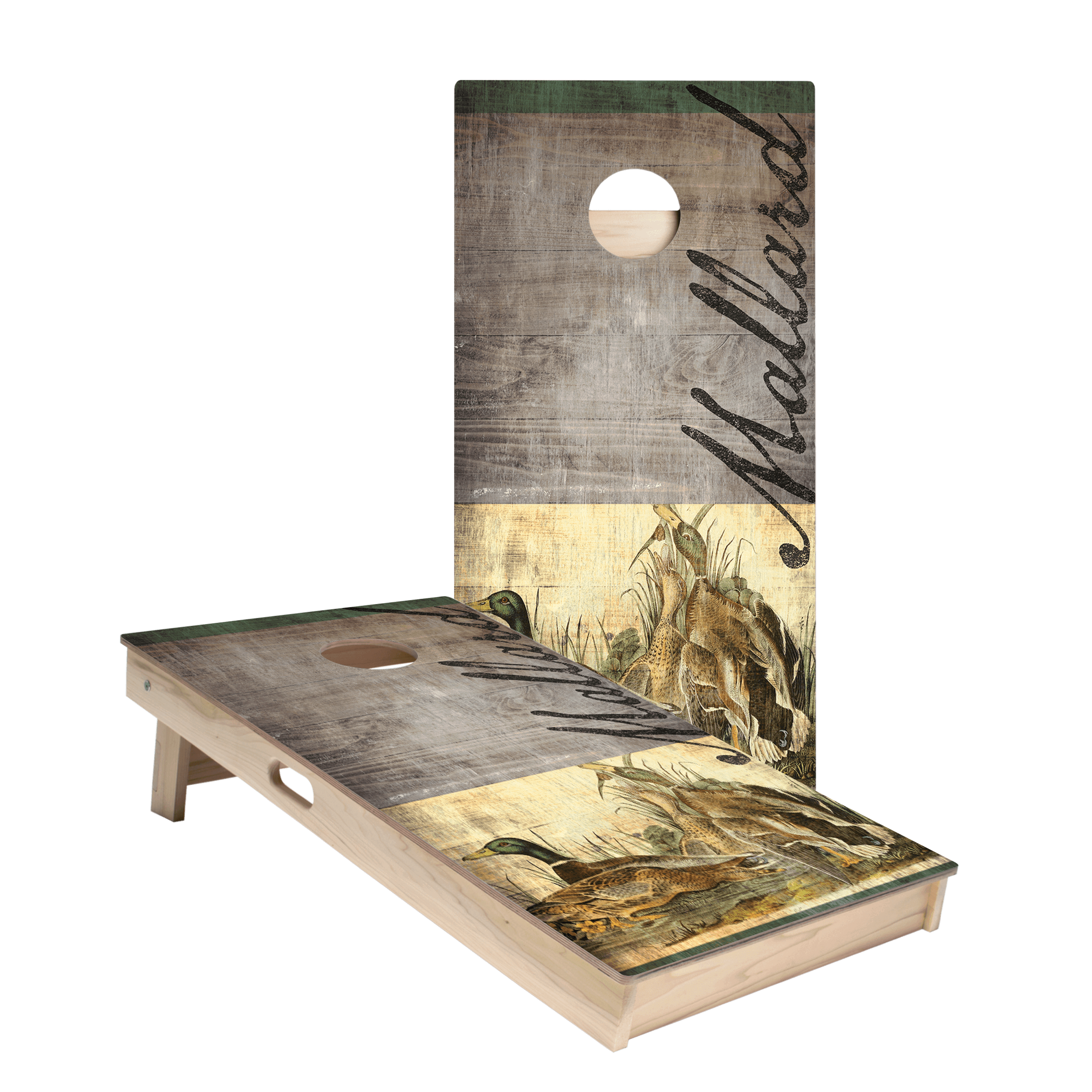 Mallard Star Cornhole Boards