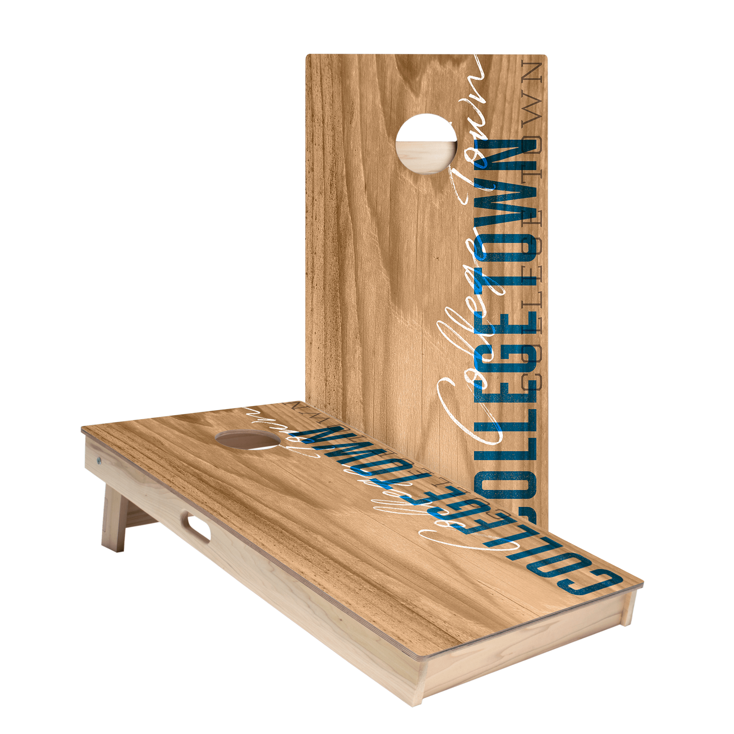 College Town Campus Gameday Star Cornhole Boards