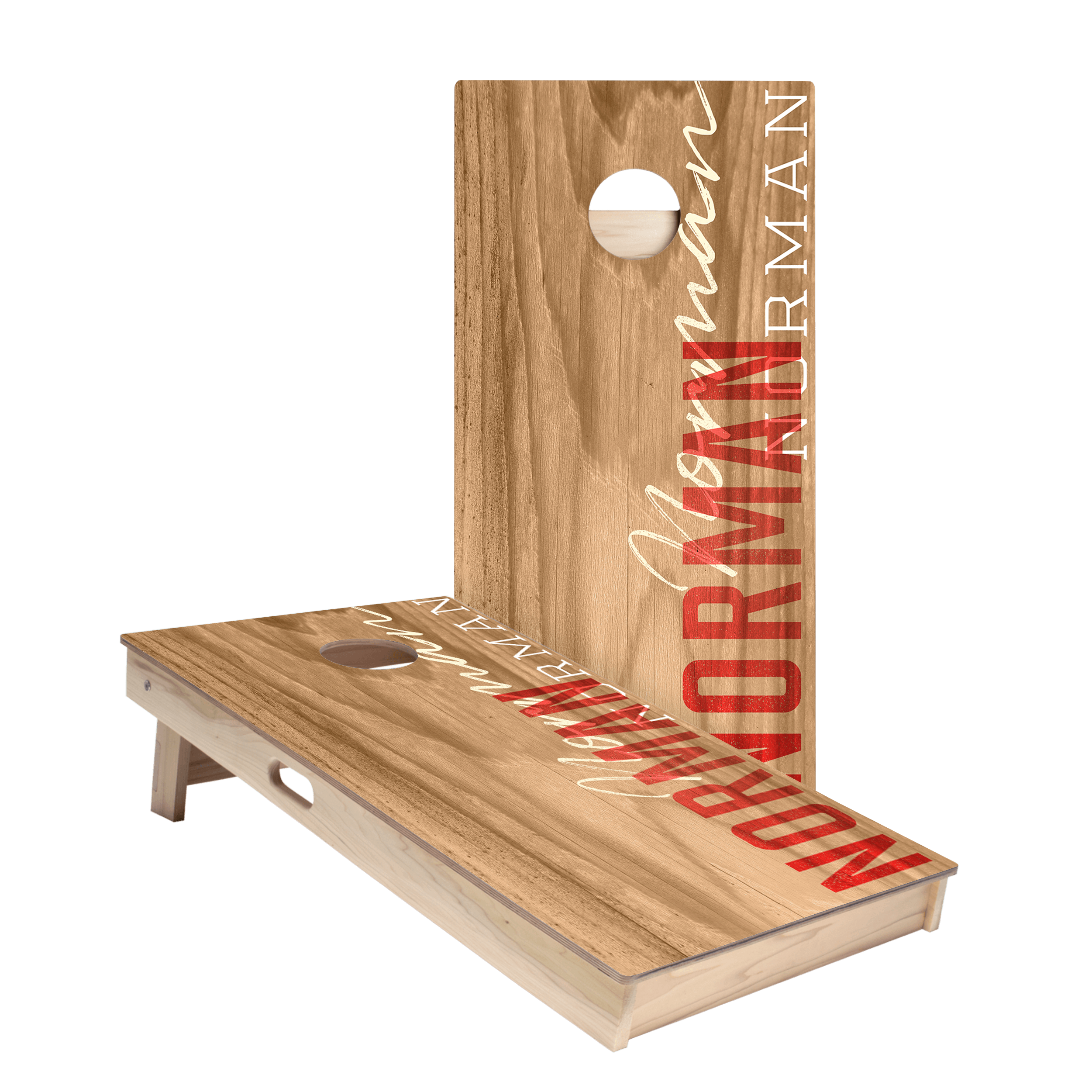 Norman Campus Gameday Star Cornhole Boards
