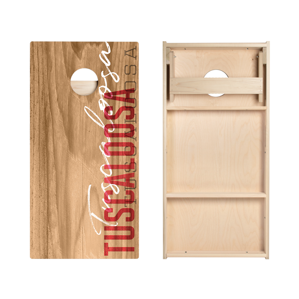 Tuscaloosa Campus Gameday Star Cornhole Boards