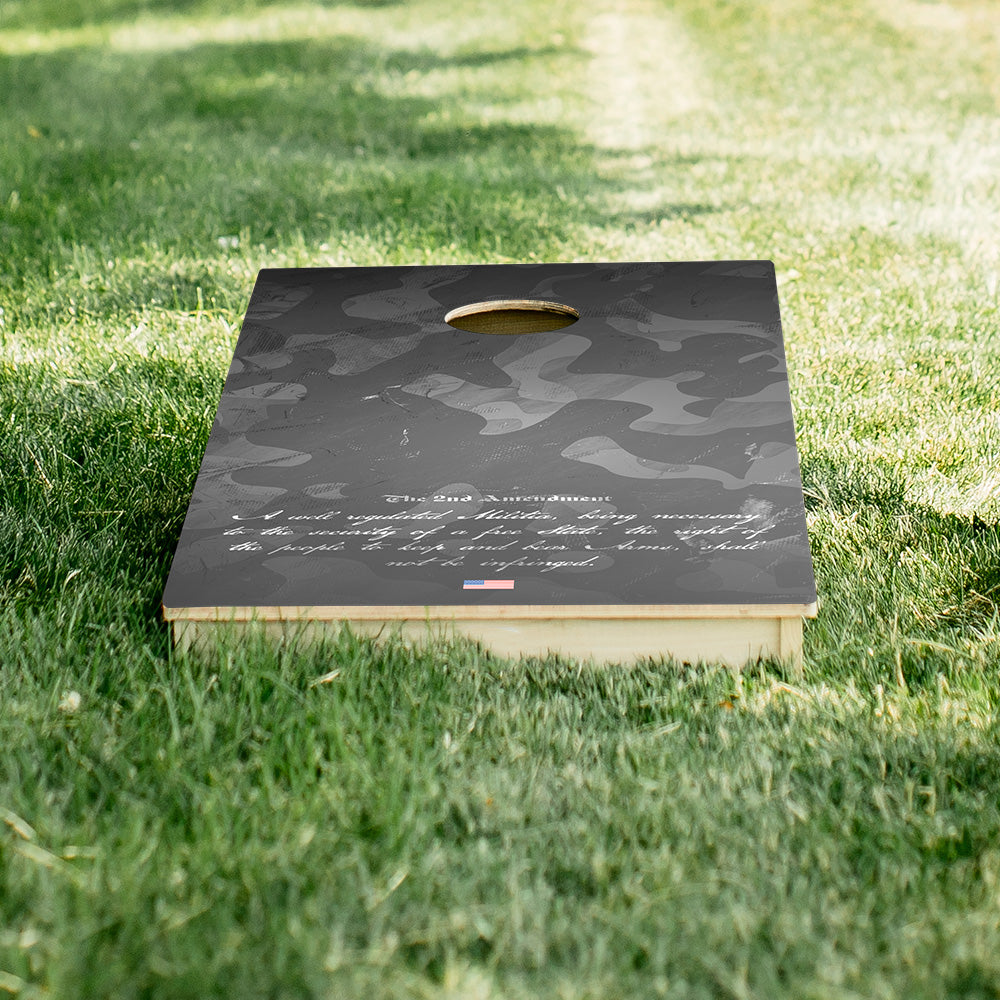 Second Amendment Star Cornhole Boards
