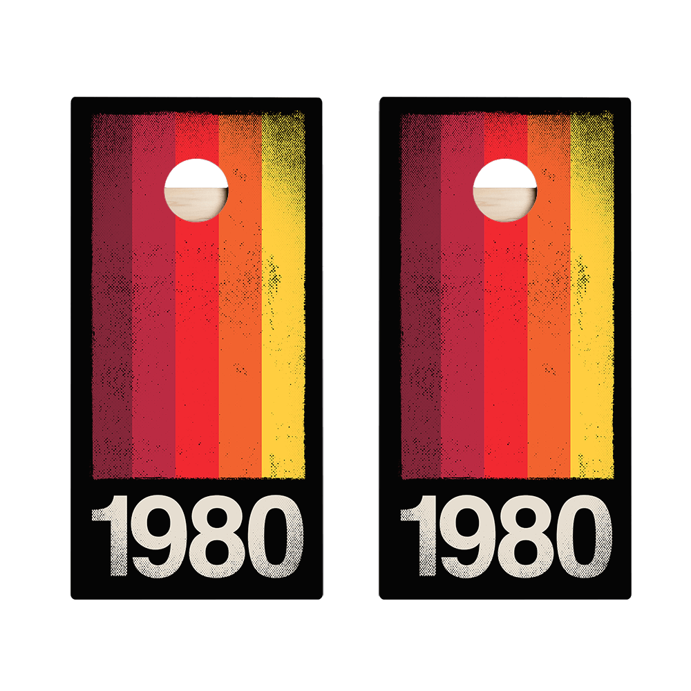 1980 Graphic Star Cornhole Boards