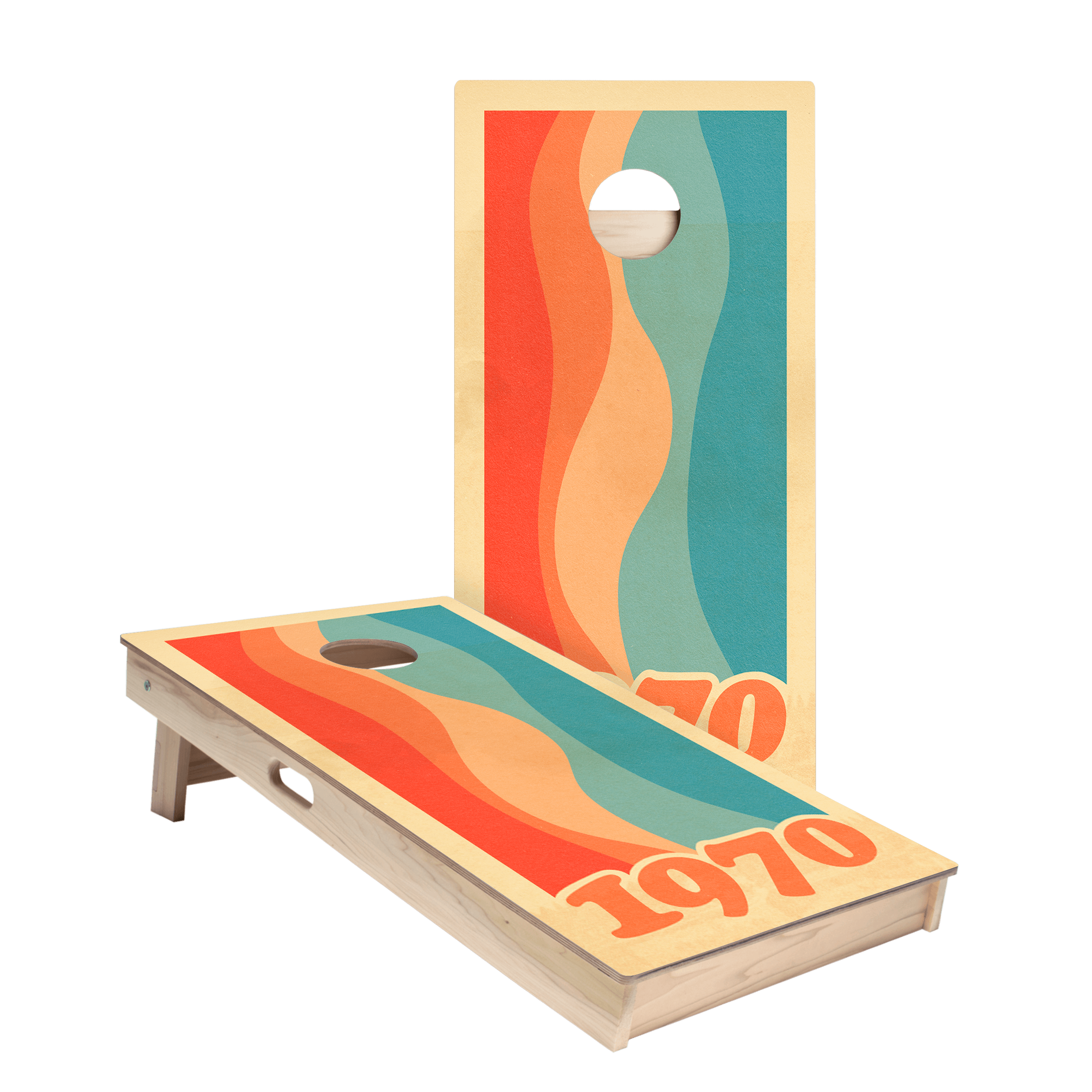1970 Graphic Star Cornhole Boards