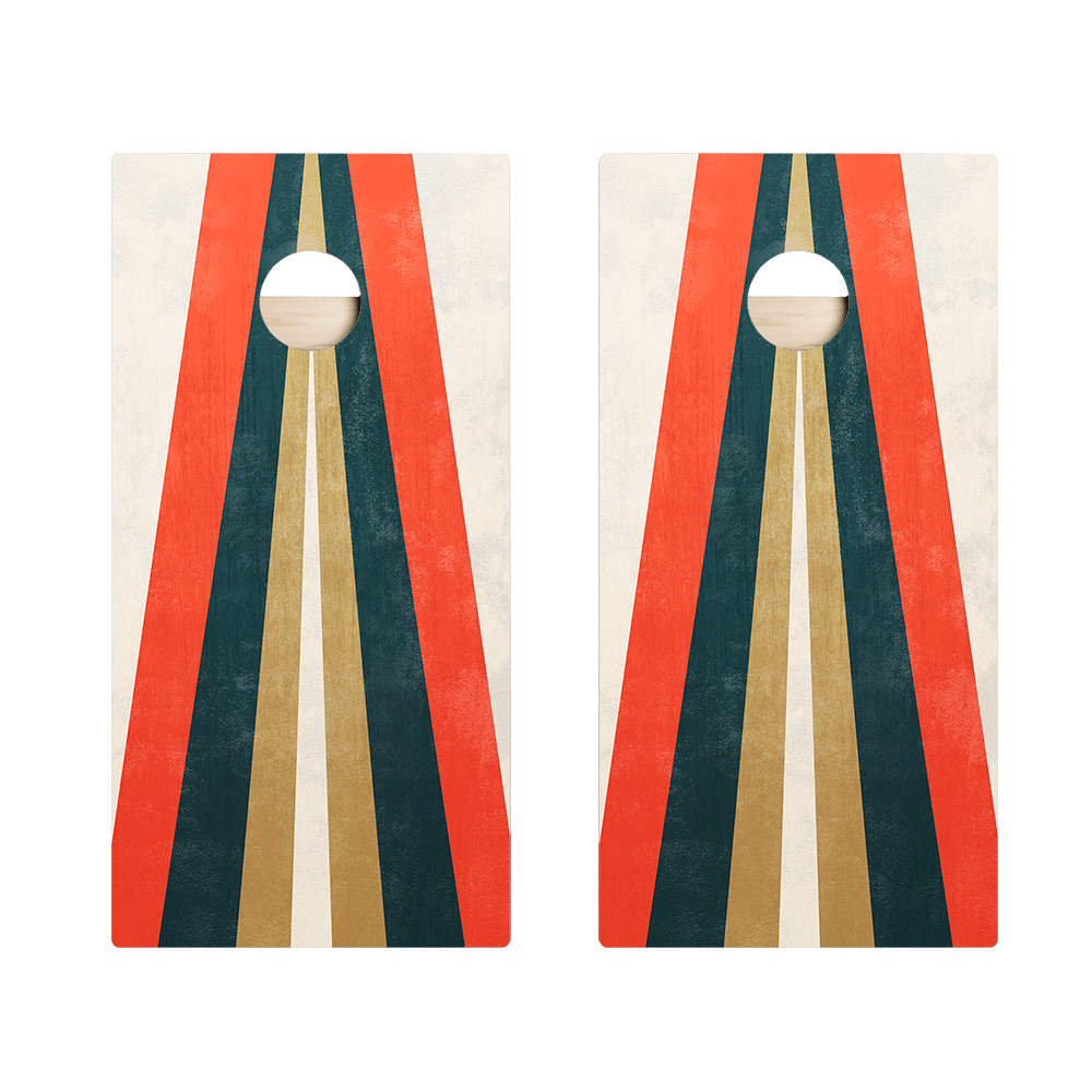 Triangle Design Star Cornhole Boards