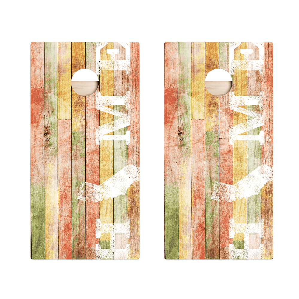 Home State Painted Wood California Star Cornhole Boards