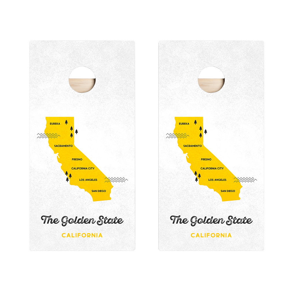 Golden State Star Cornhole Boards