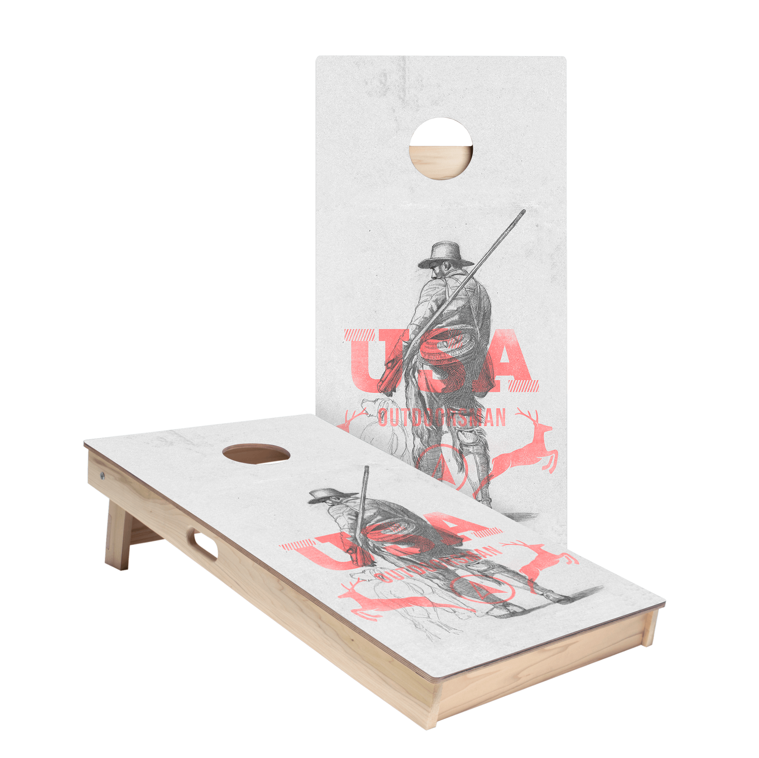 USA Outdoorsman Star Cornhole Boards