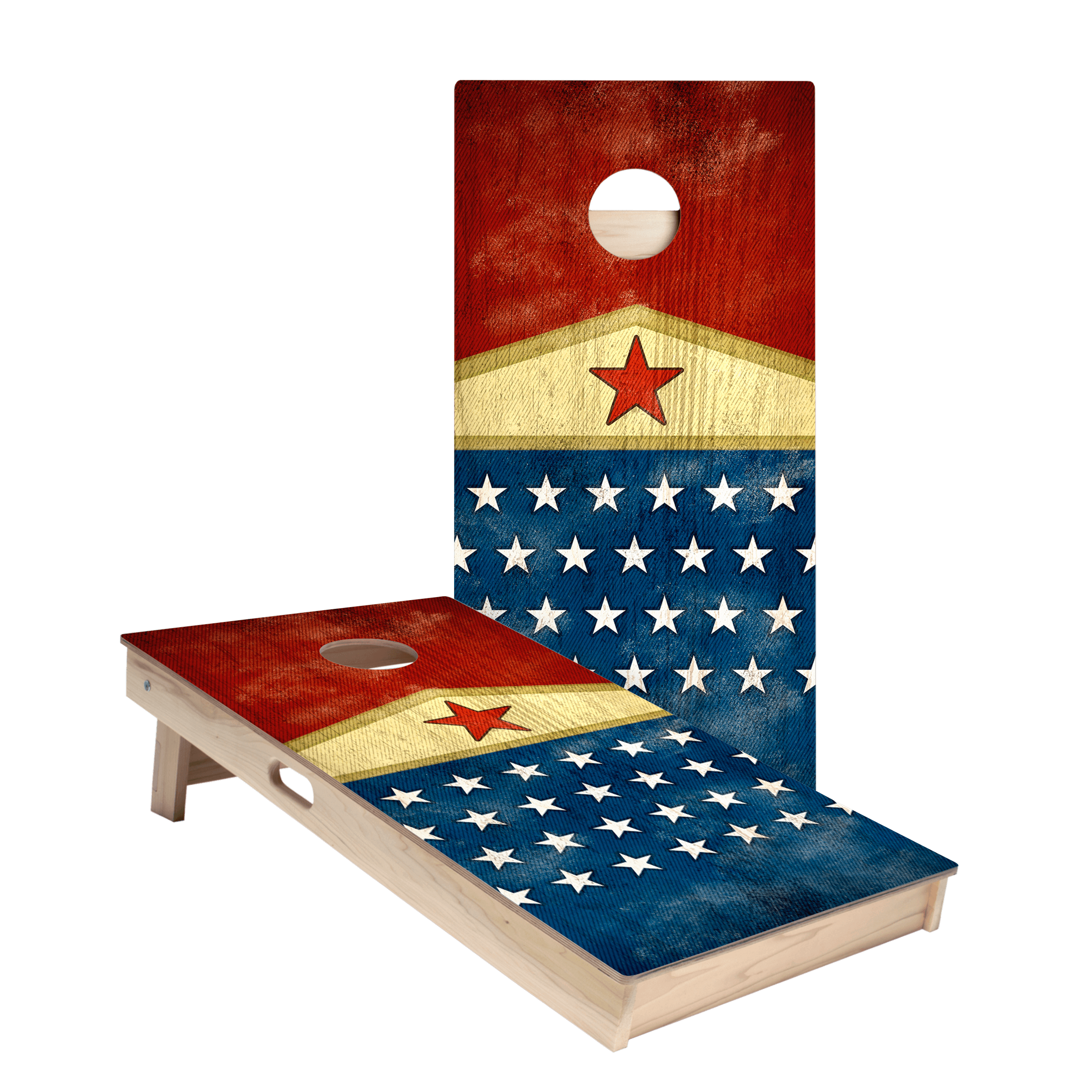 American Stars Star Cornhole Boards