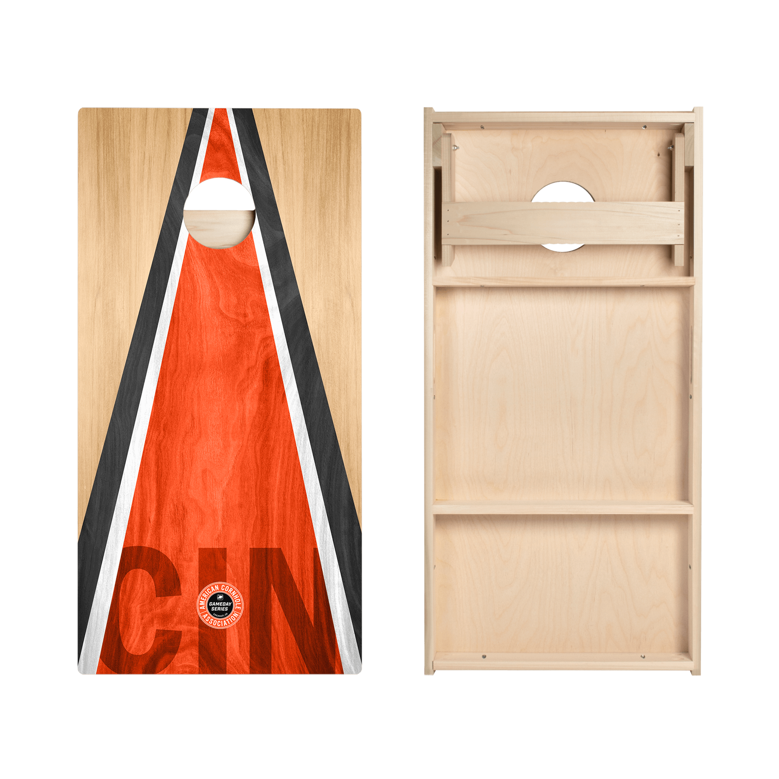 Cincinnati Football Gameday Classic Triangle Star Cornhole Boards