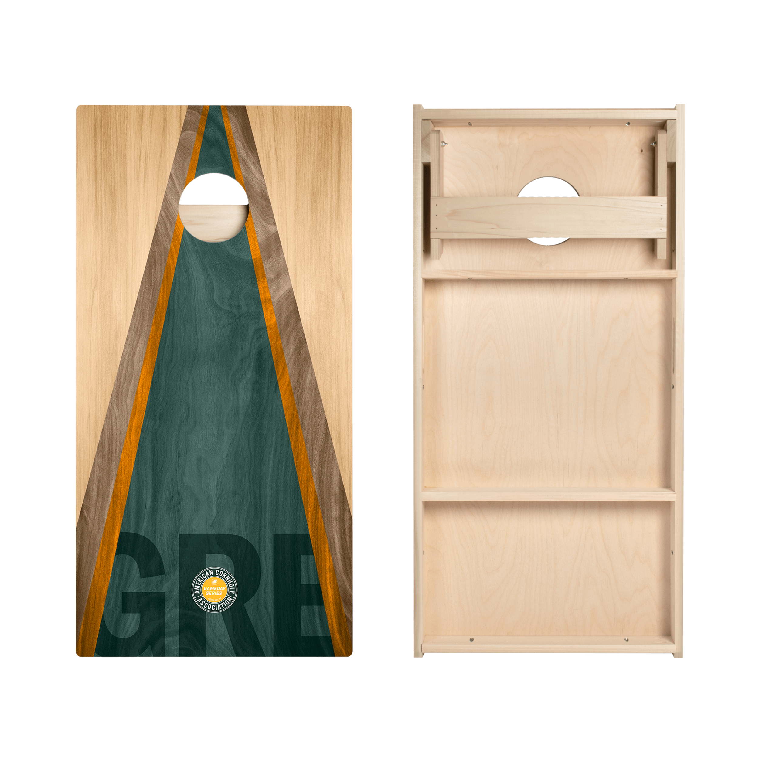 Green Bay Football Gameday Classic Triangle Star Cornhole Boards