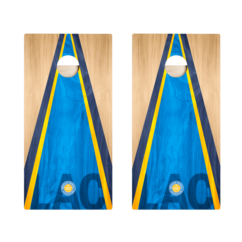 Los Angeles LAC Football Gameday Classic Triangle Star Cornhole Boards