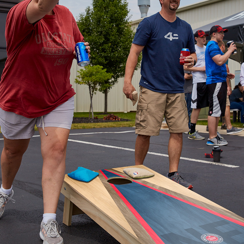 New England Football Gameday Classic Triangle Star Cornhole Boards