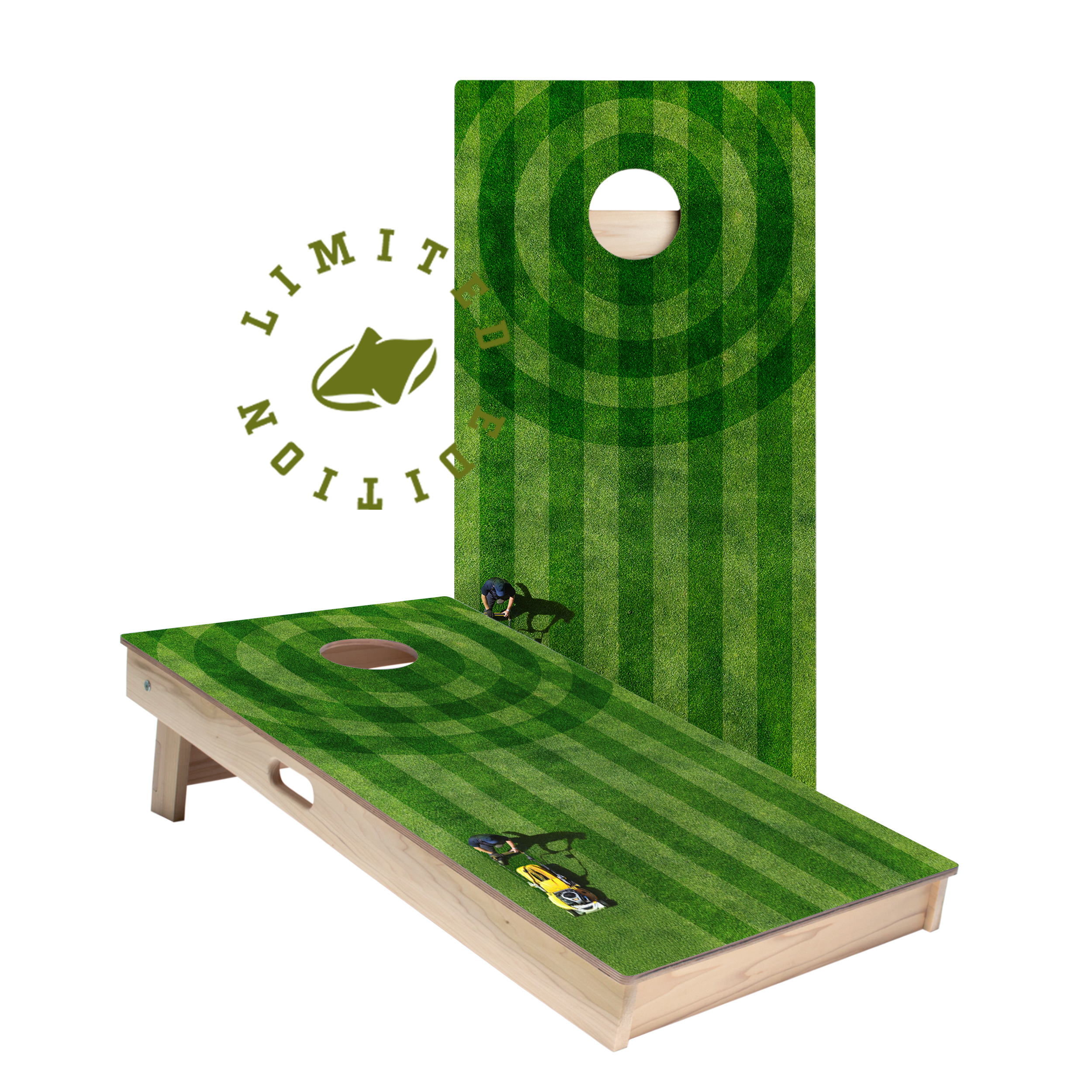 Grass Stripes Limited Edition Star Cornhole Boards | 06.25 Drop