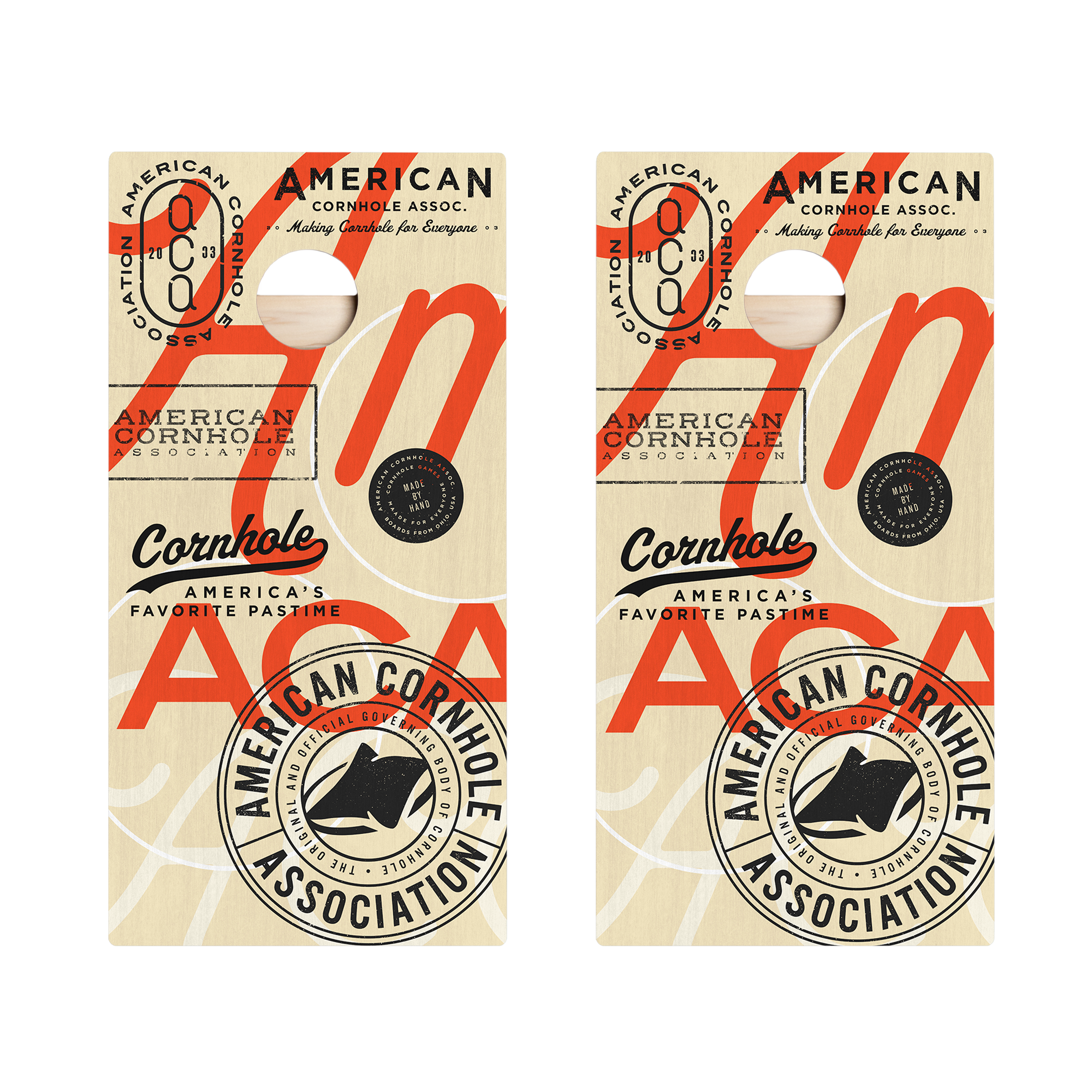 ACA Vintage Logos Cornhole Boards