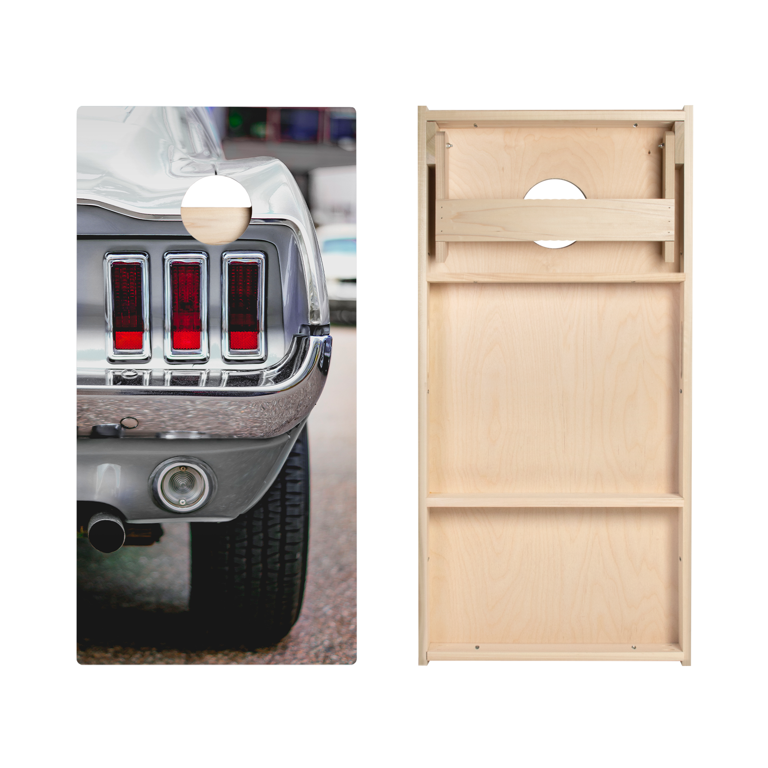 Vintage Classic Car Star Cornhole Boards